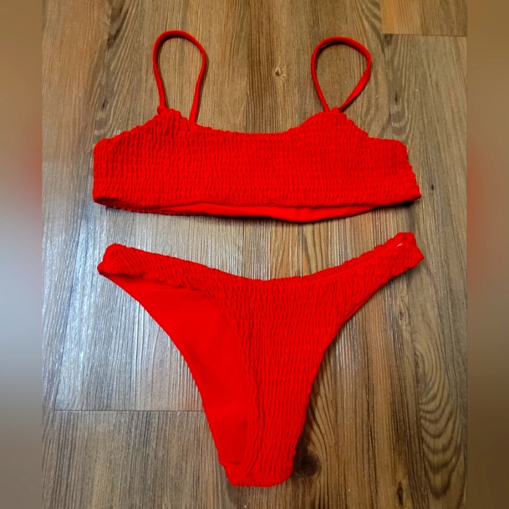 Zaful Bright Orange Bikini